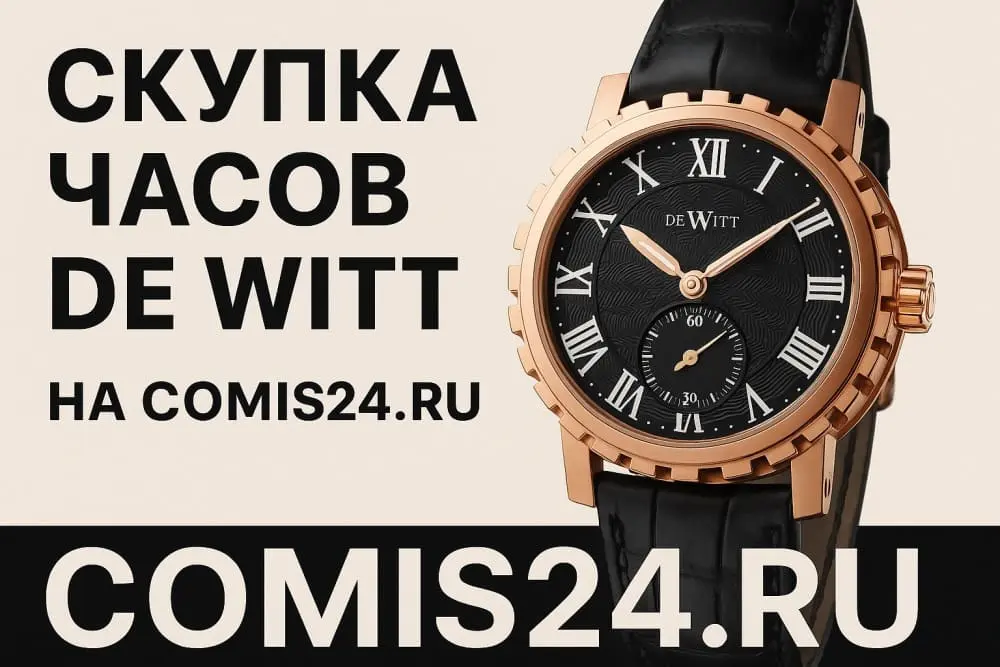Скупка швейцарских часов De Witt в Москве