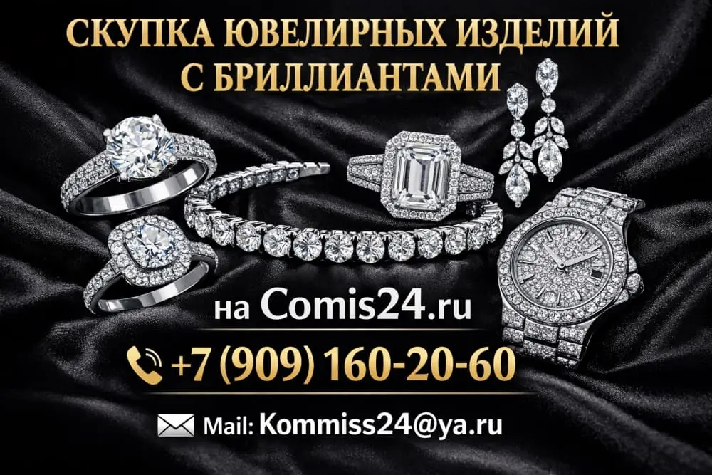 Скупка ювелирных изделий с бриллиантами в Москве comis24.ru