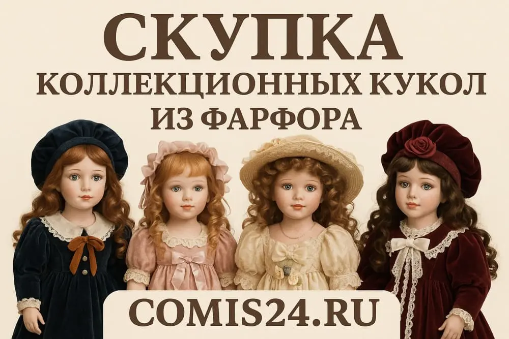 Cкупка коллекционных кукол из фарфора в Москве