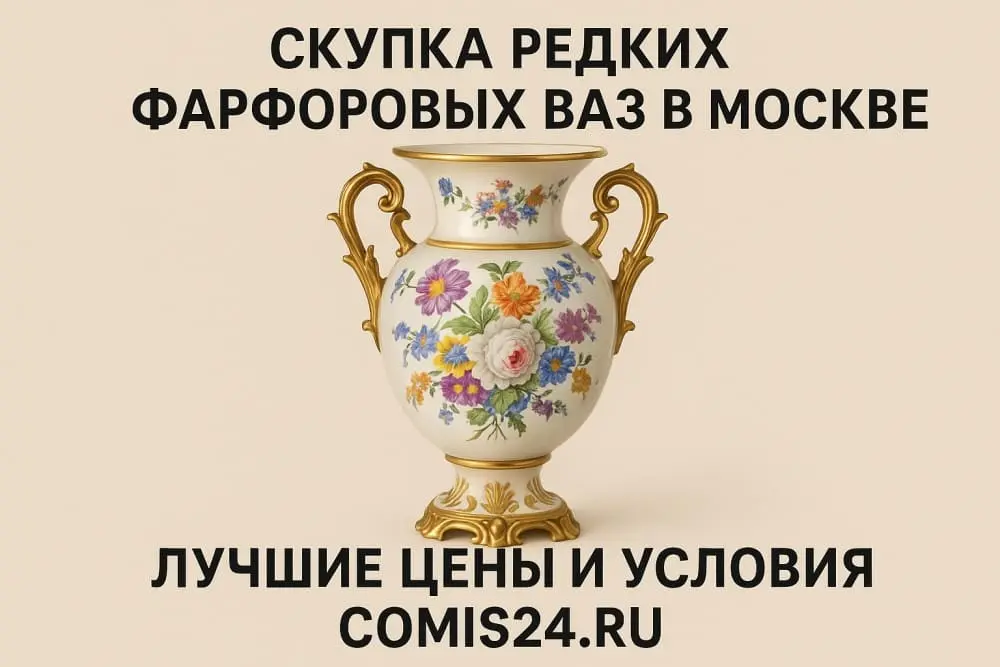 Скупка редких ваз из фарфора в Москве