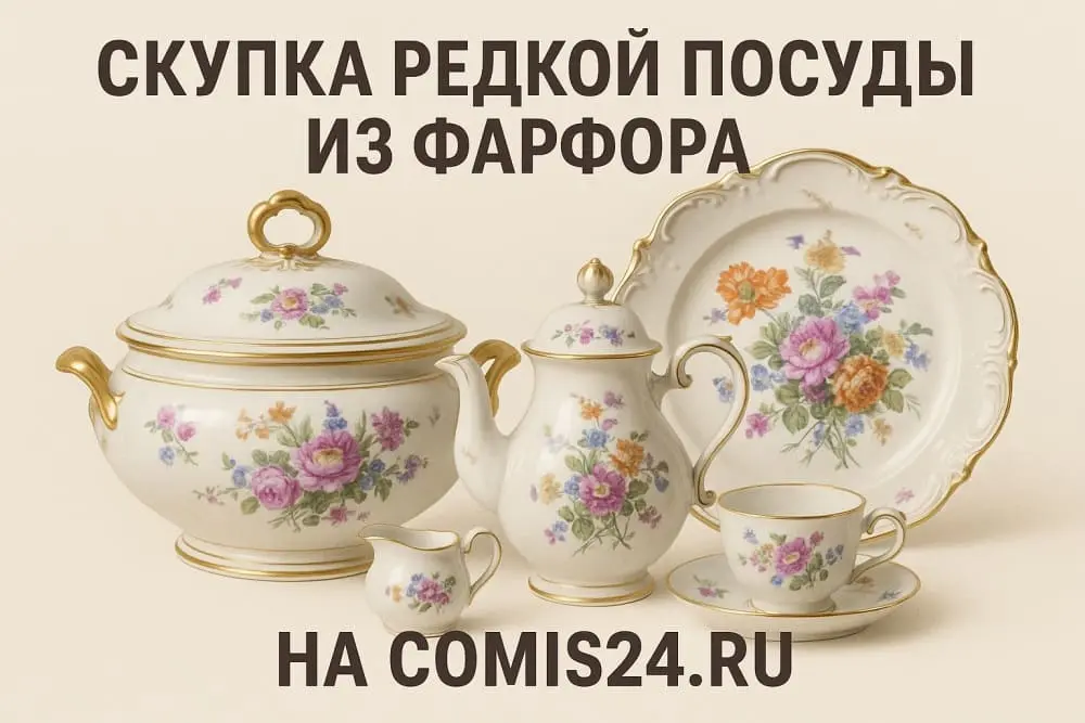 Скупка редкой посуды из фарфора в Москве